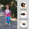 Knieschützer und Ellbogenschützer für Kinder, Schutzausrüstungsset, Sicherheitsausrüstung für Rollschuhe, Radfahren, Fahrrad, Skateboard, Sport 4