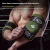 Einstellbare Klettverschluss-Kompressions-Ellenbogenbandage, Fitness-Training, Kniebeuge, Ausrüstung, Bodybuilding, Kraft, Heben, Ellenbogenmanschette 2