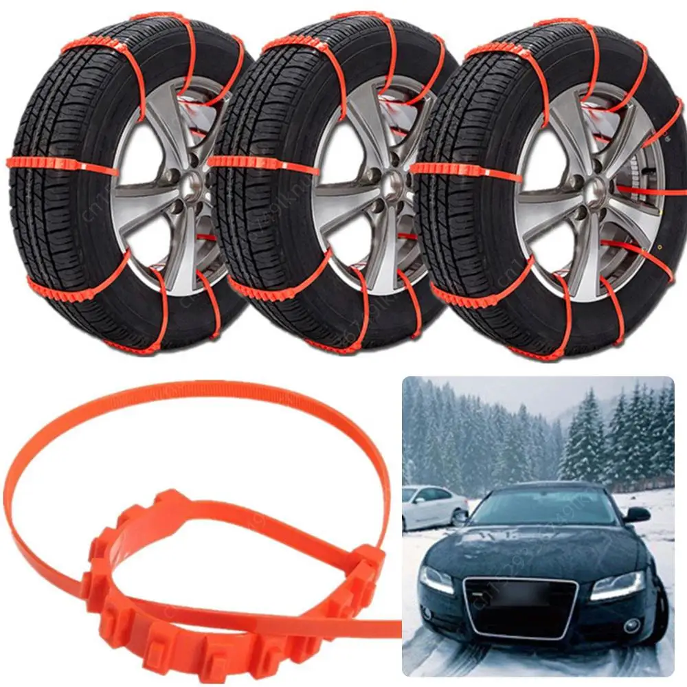 50-10 stücke Auto Räder Reifen Schneeketten Anti-Rutsch-Nylon Winter Auto Schneeketten Outdoor Schnee Reifen Notfall Anti-Rutsch-Reifen Ketten