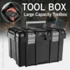 Großer Werkzeugkasten zur Erhöhung der Höhe, Koffer, Hardware-Teile-Box, tragbarer Werkzeug-Organizer, professioneller Werkzeugkasten für Garage, Werkstatt 1