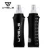 WRELS Tragbare weiche TPU-Wasserflasche, BPA-frei, faltbar, weiche Flaschen für Outdoor-Sport, Marathon, Laufen, Trink, Camping, Wandern
