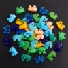 10 teile/los Nach Dem Zufall Gemischte Krabben Glas Perle Nette Stil Schmuck Bunte Intervall Kiefer Perlen Herstellung Von Schmuck Handgemachte Armband Diy 1