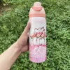 32oz Owa Isolierte Wasserflasche aus Edelstahl mit Strohhalm und Bändern, BPA-freie Sportwasserflasche für Männer und Frauen, tragbar 6