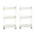2 Pack 3 Tiers White