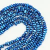 10MM Glänzend Galvani Farbige Kies Natürliche Hämatit Stein Spacer Lose Perlen Für Schmuck Machen Armbänder DIY Zubehör 2