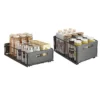 2 stücke Küche Lagerung Rack Rutsche Schublade Ablage Gewürz Flasche Gewürz Lagerung Rack Herausziehen Schrank Schubladen Organizer 6