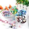 55 teile/los Bunte Acryl Zucker Sand/Riss/Streifen/Glänzend Perlen Gemischt Set Für Schmuck DIY Halskette Armband stift Zubehör 3