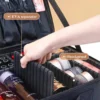 Neue Make-up-Tasche aus Oxford-Stoff für Damen, professionelle Reise-Kosmetiktasche mit großer Kapazität 3