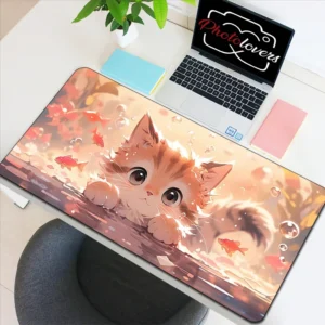 Anime Xxl Mauspad Gaming Zubehör Cartoon Katze Tastatur Mousepad Gamer Schreibtisch Matte Nette Computer Büros Pc Schrank Kawaii Mäuse