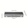 14,33 x 3,93 x 2,16 Zoll ToolBox Werkzeugkoffer Aluminium Tote Organizer Utility Alloy Container Toolbox Metallaufbewahrung Tragbarer praktischer Koffer 6