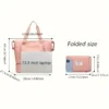 Reise-Reisetasche mit großem Fassungsvermögen für Damen, leichte Wochenend-Übernachtungstasche mit Argyle-Muster, verdickte Aufbewahrungstasche für das Fitnessstudio 2