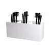 3-Loch transparente Kosmetik Make-up Acryl Make-up Pinsel Werkzeug Aufbewahrungsbox Fall Make-up Pinsel Halter Tisch Organizer Make-up-Tool 5