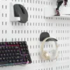 Desktop-Aufbewahrungs-Stecktafel-Zubehör, Befestigungshalterung, ausgestattet mit einer großen Anzahl frei kombinierbarer Zubehörteile. 4