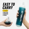 WRELS 500 ml weiche faltbare TPU-Wasserflaschen, BPA-frei, zusammenklappbare Sportflaschen für Wandern, Klettern, Camping, Laufen 3