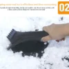 Auto Schnee Pinsel Ausziehbare Reinigung Entfernung Schaufel Schaber Winter Auto Pinsel Windschutzscheibe Enteiser Entferner Werkzeuge Waschen Defroster 3