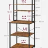 VASAGLE Standregal, Küchenregal mit 6 Haken, 40 x 60 x 167 cm(TxBxH) 3