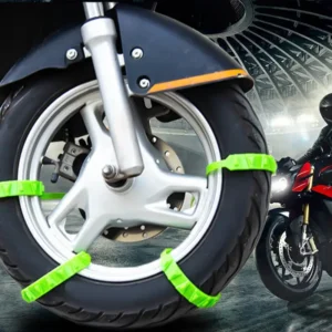 10PCS Anti-Skid Schnee Ketten für Motorräder Fahrräder Winter Reifen Räder Nicht-slip Kabelbinder Motorrad Notfall reifen Kette Werkzeug