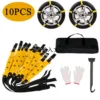 10PCS Motorrad Schnee Kette SUV Fahrzeug Rad Auto Reifen Anti Überspringen Kette Winter Rad Kette Armbänder Schnee Bands Für autos