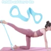 8, Fitness-Training, Widerstandsband, Arm, Rücken, Schulter, Übung, elastisches Trainingsband, Yoga, Pilates-Ausrüstung 6