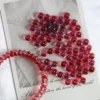 5 x 8 mm flache runde Glasperlen, wunderschöne farbige lose Spacer-Perlen für DIY-Armband, Telefonkette, Schmuckherstellung, Zubehör 5