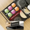 Kaffeemaschine Basis Küche Arbeitsplatte Metall Aufbewahrungsbox Schublade Holz Teebeutel Kaffeekapsel Schublade Aufbewahrungsständer Wasserbar 3