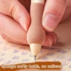 5 Stück schnell trocknende 0,5 mm einziehbare Gelstifte, glattes Schreiben, schwarze Tinte, niedliche Prüfungs-Lernstifte mit Metallclip, Schule, Büro, Schreibwaren 5