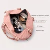 Reise-Reisetasche mit großem Fassungsvermögen für Damen, leichte Wochenend-Übernachtungstasche mit Argyle-Muster, verdickte Aufbewahrungstasche für das Fitnessstudio 3
