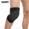 Aolikes 1 Paar Knies chützer für Sport verstellbare schwarz verdickte Schwamms tütze Kniesc honer Sport Anti-Rutsch-Kollision vermeidung Knies chützer 3