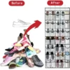 Schuhmacher über der Tür, Schuhregal mit großen Netztaschen, hängender Schuh-Organizer für Schrank, hängendes Schuhregal, Halter, Aufhänger 4