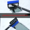 Multifunktionales teleskopisches Schneeräumwerkzeug zum Abtauen von Autoglas und Abtauen 3