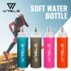 WRELS 500 ml weiche faltbare TPU-Wasserflaschen, BPA-frei, zusammenklappbare Sportflaschen für Wandern, Klettern, Camping, Laufen 1