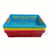 6er-Pack mehrfarbige Kunststoffkörbe-Sets, vielseitig einsetzbar, tragbar, für Büro, A4, Dokument und Küche, Abtropfkorb, Spielzeug-Aufbewahrungsorganisator 5