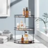 Bad Schreibtisch Lagerung Inhaber Kosmetik Organizer Winkel Regal Mehrschichtige Bad Artikel Organisation Regale Küche Gewürz Stehen 2