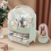 Make-up-Aufbewahrungsorganisator, Kosmetik-Organizer, Aufbewahrungsbox für die Hautpflege, Make-up-Behälter mit großem Fassungsvermögen für Waschtisch, Arbeitsplatte 1