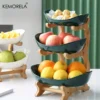 2/3 schicht Obst Platte Hause Wohnzimmer Kunststoff Snack Gericht Kreative Moderne Getrocknete Obst Korb Candy Dish Kuchen Stehen Salat schüssel 5