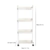 Haushalt Multi-schicht Kleine Warenkorb Lagerung Rack Boden Zu Boden Küche Schlafzimmer Badezimmer Lagerung Rack Lagerung Rack Mit Rädern 2