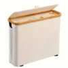 Badezimmer-Toilettenpapier-Aufbewahrungskorb, Bad-Organizer mit Deckel, sichtbarer Taschentuchhalter für Badezimmer-Accessoires, wasserdichtes Design 3