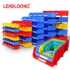 LEADLOONG X1 8 Stück 180 x 120 x 80 mm/7 x 4,7 x 3,1 Zoll Garagen-Aufbewahrungsbox aus Kunststoff, stapelbare Aufbewahrungsbehälter, Teile-Aufbewahrungsorganisator