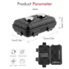 Magnets chl üssel halter unter Auto verstecken Schlüssel box mit starkem Magneten wasserdichter Magnets chl üssel Hider rostfreie magnetische Aufbewahrung sbox 6