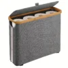 Badezimmer-Toilettenpapier-Aufbewahrungskorb, Bad-Organizer mit Deckel, sichtbarer Taschentuchhalter für Badezimmer-Accessoires, wasserdichtes Design 5