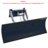 1/24 RC Aluminium verstellbare Schneeschaufel/Schneepflug-Set mit 12 G 180 °   Servomotor kompatibel mit 1/24 Axial SCX24 Crawler Car Upg 3