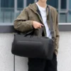 Sport-Sporttasche, Handtasche mit großem Fassungsvermögen, tragbare Reisetasche, mehrere Fächer mit Schuhaufbewahrung, perfekt für den Urlaub, Fitnessstudio 5