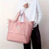 Damen-Reisetasche mit großem Fassungsvermögen, Nylon-Fitness- und Reisetasche, leichte Gepäckhandtasche, vielseitige Sporttasche, lässiger Stil 6