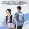 NEWBOLER Outdoor Trail Running Ultraleichter Rucksack Laufende Trinkweste Atmungsaktiver Marathon Laufrucksack Wasserflasche 3