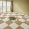 Ineinandergreifende Yoga-Matte aus Plüschschaum, Fliesen, dicker, rutschfester Übungsboden, gepolsterte Puzzle-Matte für Zuhause, Fitnessstudio, Pilates, Fitness, Tatami 4