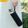Radfahren Tragbare Sport Wasserflasche Reines Titan Wasserflasche Wiederverwendbare Trinkflasche für Outdoor Camping Tourismus Sport 4