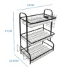 Geschirrtrocknen Rack 2/3-Tier Küche Organizer Geschirr Rack Drainboard Set Küche Zubehör Organisieren Arbeitsplatte Geschirr Lagerung 2