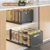 2 stücke Küche Lagerung Rack Rutsche Schublade Ablage Gewürz Flasche Gewürz Lagerung Rack Herausziehen Schrank Schubladen Organizer 4
