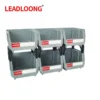 Blei loong Teile Behälter 13,5 stücke 10,5x7,6 x cm/5x4*3 Zoll grau stapelbar Kunststoff Garage Werkzeug Aufbewahrung sbox Container Organizer Behälter 3