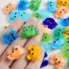 10 teile/los Nach Dem Zufall Gemischte Krabben Glas Perle Nette Stil Schmuck Bunte Intervall Kiefer Perlen Herstellung Von Schmuck Handgemachte Armband Diy
